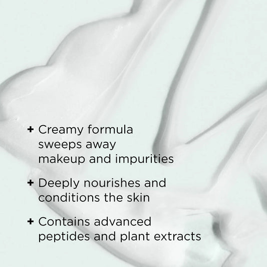 the MAX facial cleanser texture with benefit callouts