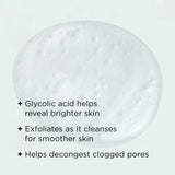 AGELESS total facial cleanser texture with benefit callouts