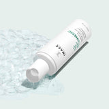 ORMEDIC balancing facial cleanser bottle opened with bubbles