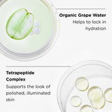 ORMEDIC balancing biopeptide crème key ingredients close up