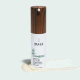 ORMEDIC eye lift gel bottle with product swatch