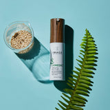 ORMEDIC eye lift gel styled with plant and seeds
