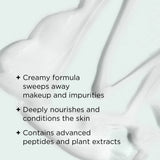 the MAX facial cleanser texture with benefit callouts
