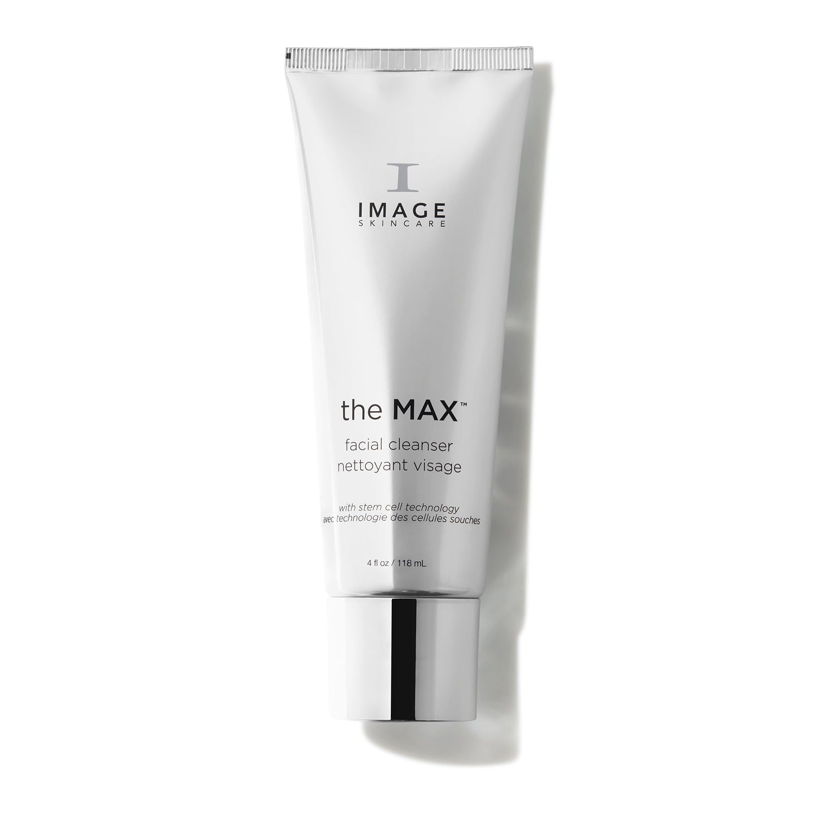the MAX facial cleanser tube