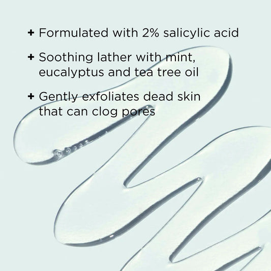 Clarifying salicylic gel cleanser