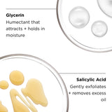 Clarifying salicylic gel cleanser